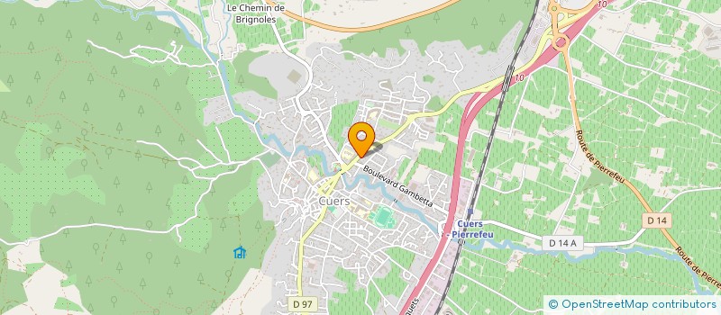 localisation de l'entreprise MADAME CATHERINE GRAMA  CUERS