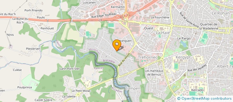localisation de l'entreprise MADAME CATHERINE GRANDIDIER à VANNES