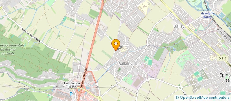 localisation de l'entreprise MADAME CATHERINE GRANDIN  BALLAINVILLIERS