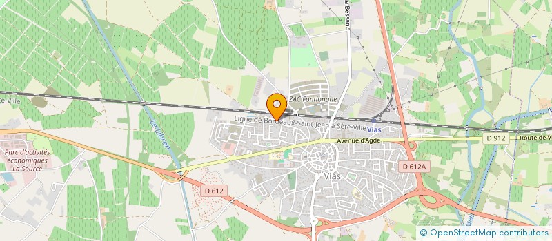 localisation de l'entreprise MADAME CATHERINE GRANGE  VIAS