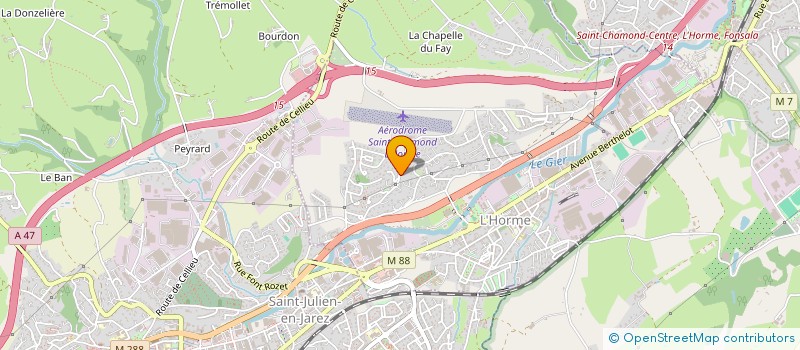 localisation de l'entreprise MADAME CATHERINE GRANGER  L'HORME