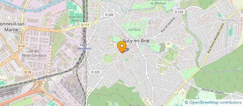 localisation de l'entreprise MADAME CATHERINE GRANIER  SUCY-EN-BRIE