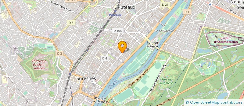 localisation de l'entreprise MADAME CATHERINE GRAVET  PUTEAUX