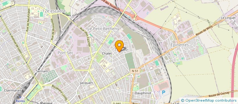 localisation de l'entreprise MADAME CATHERINE GREFILS  REIMS