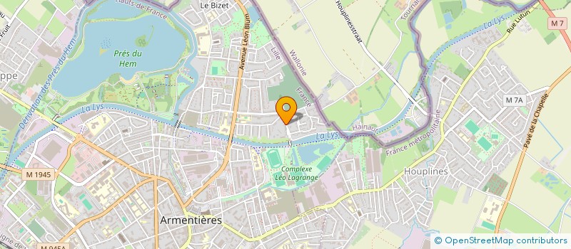 localisation de l'entreprise MADAME CATHERINE GRESS  ARMENTIERES