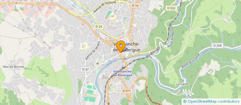 localisation de l'entreprise MADAME CATHERINE GRIALOU à VILLEFRANCHE-DE-ROUERGUE
