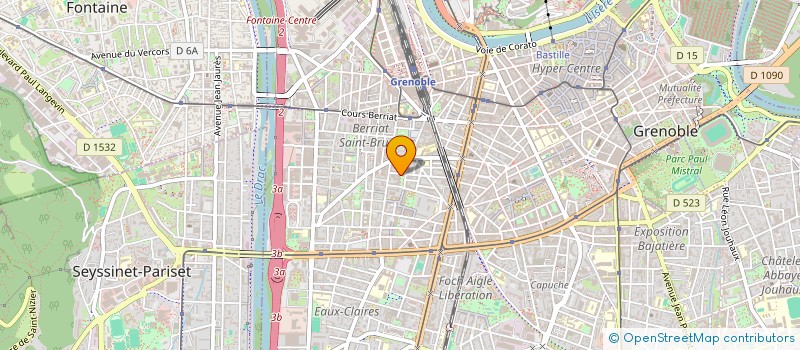 localisation de l'entreprise MADAME CATHERINE GRIMAL  GRENOBLE