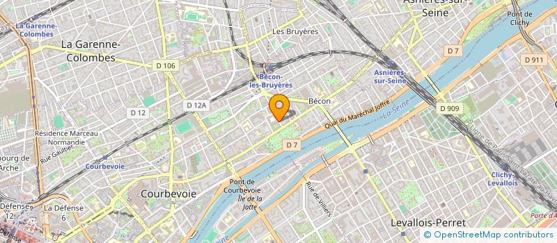 localisation de l'entreprise MADAME CATHERINE GRIMOIS à COURBEVOIE