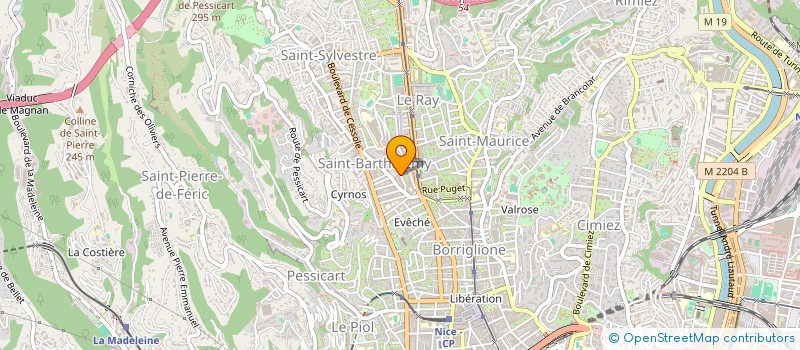 localisation de l'entreprise MADAME CATHERINE GRIVAUX à NICE