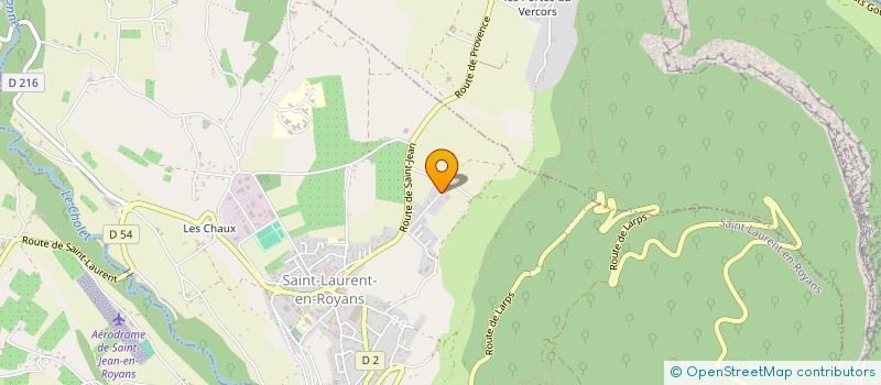 localisation de l'entreprise MADAME CATHERINE GROSLIER  SAINT-LAURENT-EN-ROYANS