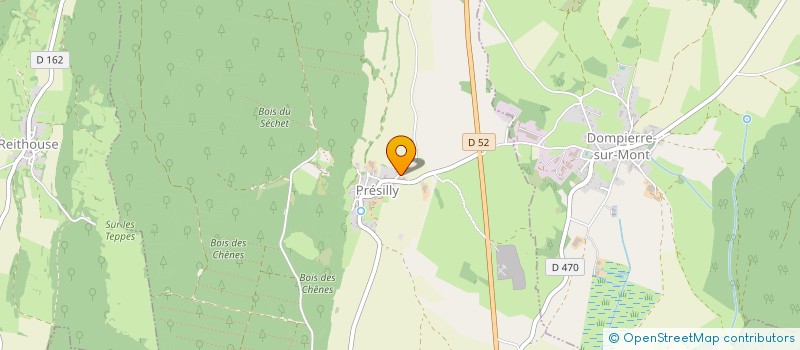 localisation de l'entreprise MADAME CATHERINE GROSTABUSSIAT  PRESILLY