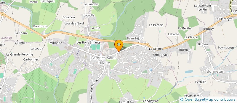 localisation de l'entreprise MADAME CATHERINE GROUILLE  FARGUES-SAINT-HILAIRE