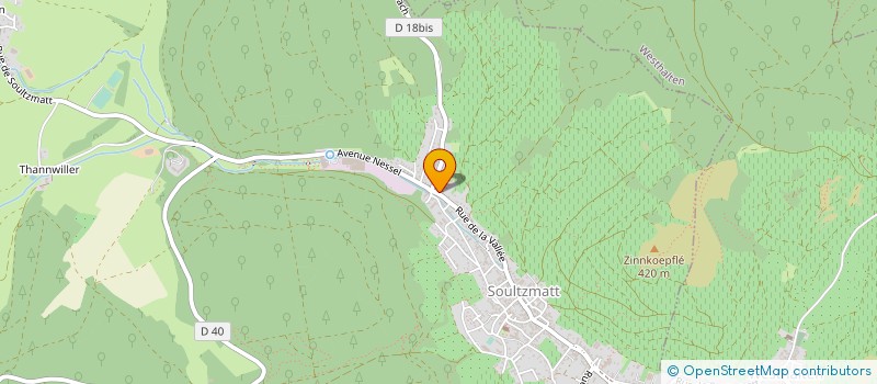 localisation de l'entreprise MADAME CATHERINE GRUNENWALD  SOULTZMATT