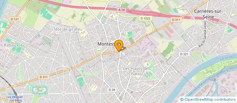 localisation de l'entreprise MADAME CATHERINE GUEGAN  MONTESSON