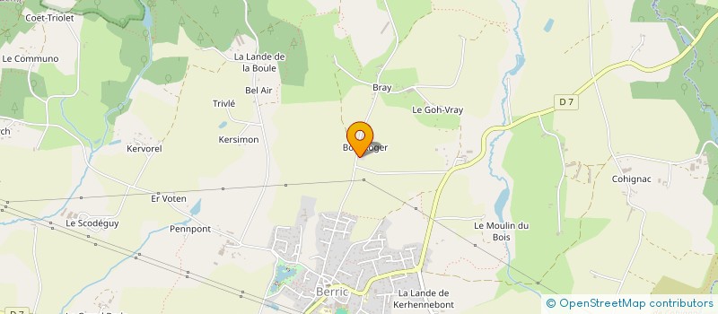 localisation de l'entreprise MADAME CATHERINE GUEGUEN  BERRIC