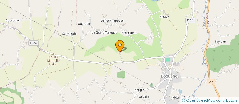 localisation de l'entreprise MADAME CATHERINE GUENNEC  BOQUEHO