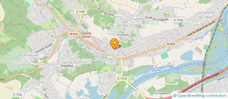 localisation de l'entreprise MADAME CATHERINE GUEPRATTE à MOULINS-LES-METZ