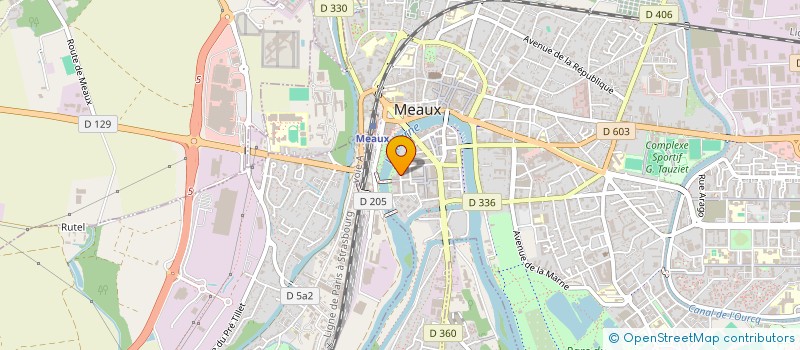 localisation de l'entreprise MADAME CATHERINE GUERIN à MEAUX