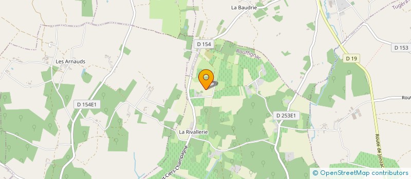 localisation de l'entreprise MADAME CATHERINE GUERINEAU à ROUFFIGNAC