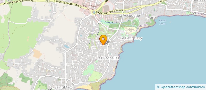 localisation de l'entreprise MADAME CATHERINE GUEVEL  SAINT-NAZAIRE