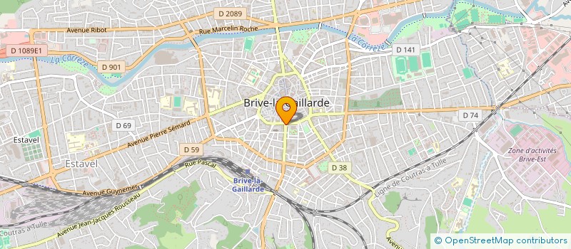 localisation de l'entreprise MADAME CATHERINE GUICHARD à BRIVE-LA-GAILLARDE