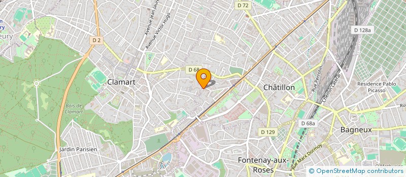 localisation de l'entreprise MADAME CATHERINE GUICHARD à CHATILLON