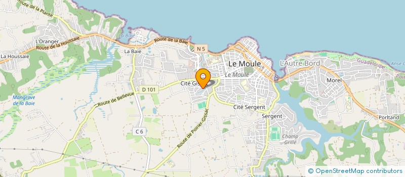 localisation de l'entreprise MADAME CATHERINE GUICHERON à LE MOULE
