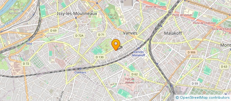 localisation de l'entreprise MADAME CATHERINE GUIDICELLI à VANVES