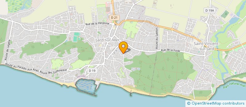 localisation de l'entreprise MADAME CATHERINE GUIL  JARD-SUR-MER