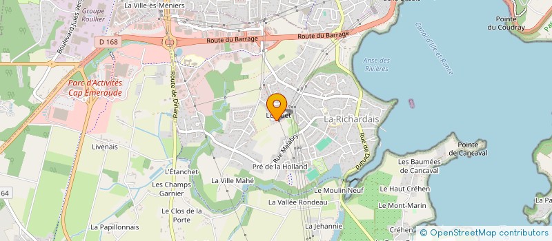 localisation de l'entreprise MADAME CATHERINE GUILLAUME  PLEURTUIT