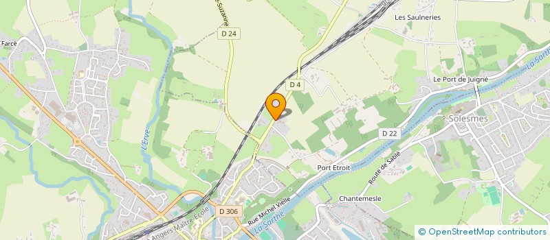 localisation de l'entreprise MADAME CATHERINE GUILLAUME  JUIGNE-SUR-SARTHE