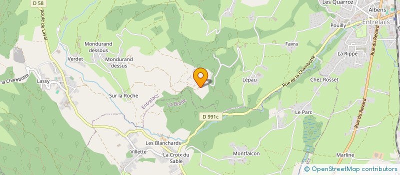 localisation de l'entreprise MADAME CATHERINE GUILLAUME  ENTRELACS