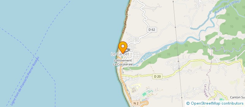 localisation de l'entreprise MADAME CATHERINE GUILLEMARD  CARBET