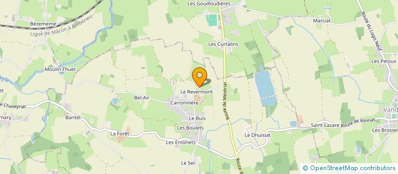 localisation de l'entreprise MADAME CATHERINE GUILLERMIN à CHAVEYRIAT