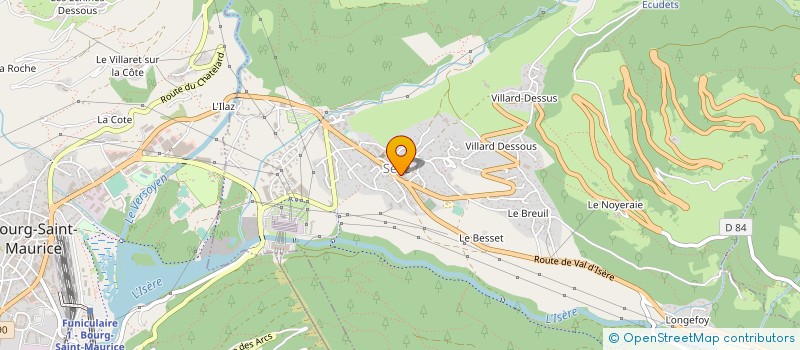 localisation de l'entreprise MADAME CATHERINE GUILLO  BOURG-SAINT-MAURICE