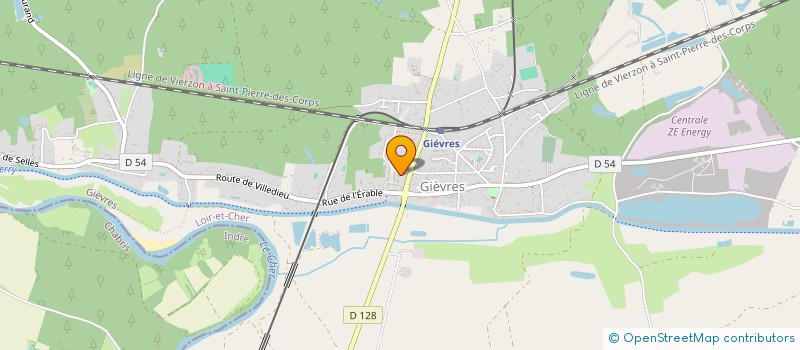 localisation de l'entreprise MADAME CATHERINE GUILLON  GIEVRES