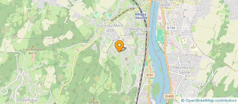localisation de l'entreprise MADAME CATHERINE GUILLOT à ALBIGNY-SUR-SAONE