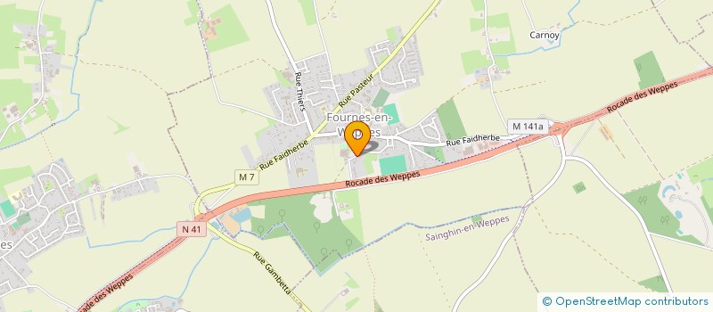 localisation de l'entreprise MADAME CATHERINE GUILLUY à FOURNES-EN-WEPPES