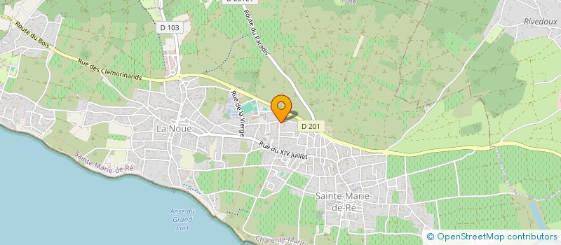 localisation de l'entreprise MADAME CATHERINE GUINEBAULT  SAINTE-MARIE-DE-RE