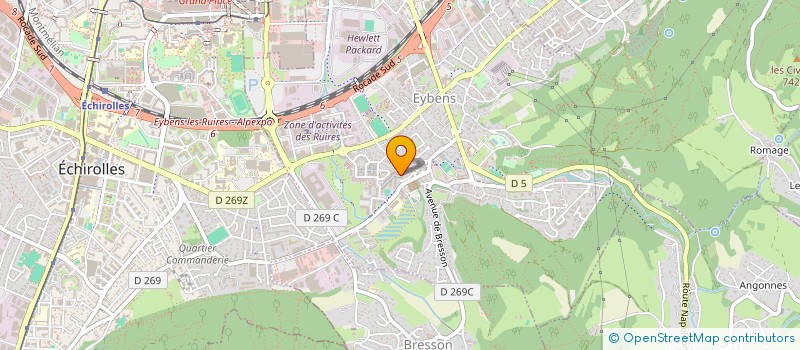 localisation de l'entreprise MADAME CATHERINE GUINET  EYBENS