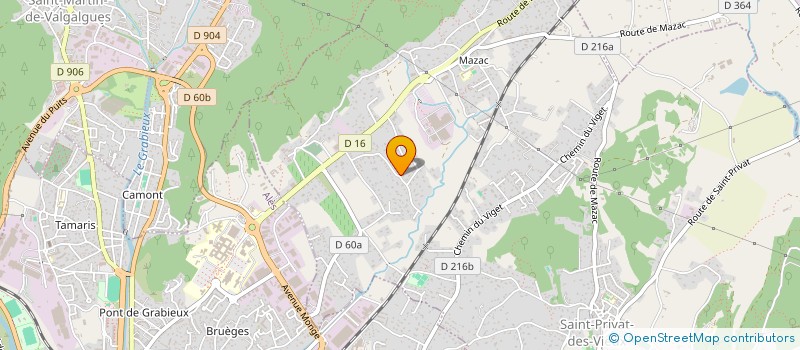 localisation de l'entreprise MADAME CATHERINE GUIRAUD  SAINT-PRIVAT-DES-VIEUX