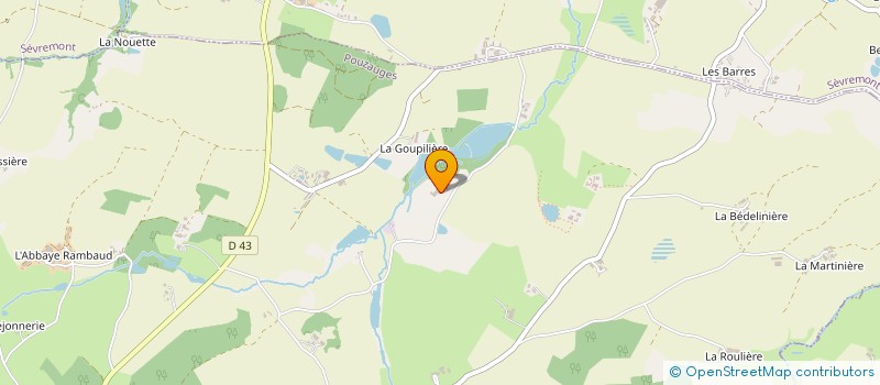 localisation de l'entreprise MADAME CATHERINE GUITTON  POUZAUGES