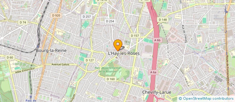 localisation de l'entreprise MADAME CATHERINE GUTTLE à L'HAY-LES-ROSES