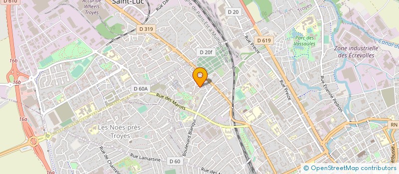 localisation de l'entreprise MADAME CATHERINE GUTTMANN  TROYES