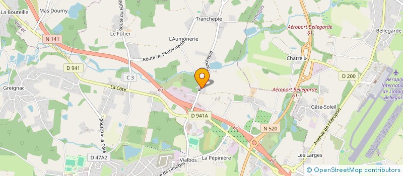 localisation de l'entreprise MADAME CATHERINE GUYENNE  VERNEUIL-SUR-VIENNE