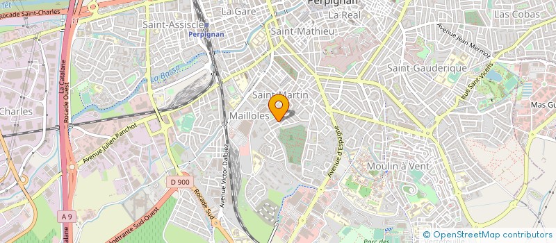 localisation de l'entreprise MADAME CATHERINE HAHN  PERPIGNAN