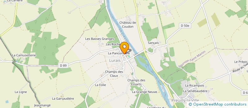 localisation de l'entreprise MADAME CATHERINE HALLIOT à LURAIS