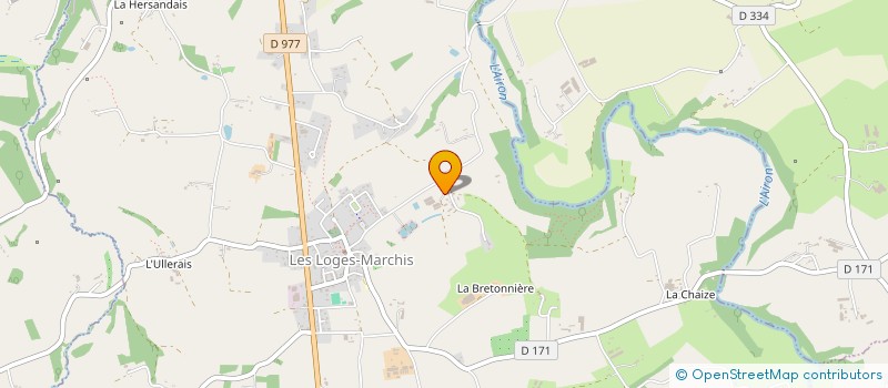 localisation de l'entreprise MADAME CATHERINE HAMARD  LES LOGES-MARCHIS