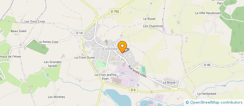 localisation de l'entreprise MADAME CATHERINE HAMEL à LE MENE