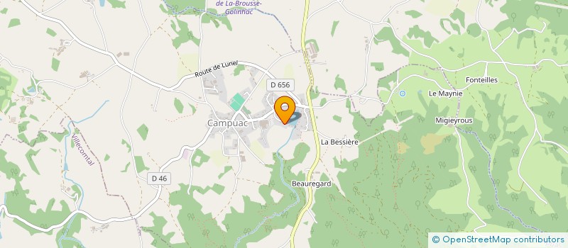 localisation de l'entreprise MADAME CATHERINE HAMEL  CAMPUAC